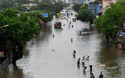 عشرات القتلى وملايين المعزولين جراء الأمطار الموسمية والفيضانات في الهند وبنغلاديش