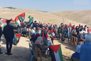 انطلاق فعالية الدفاع عن الخان الأحمر رفضا لمخططات تهجير أهله