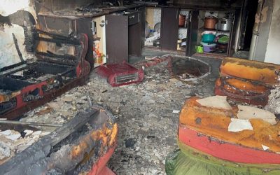 مستوطنون يحرقون منزلا مأهولا في سنجل شمال رام الله