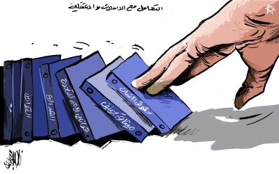كاركاتير  التعامل مع الاسرى والمعتقلين