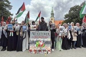 مظاهرة ضد هجوم إسرائيل على السفينة “مادلين” في برلين