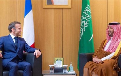 بن سلمان يبحث مستجدات فلسطين مع ماكرون ويدعو لوقف الحرب على غزة