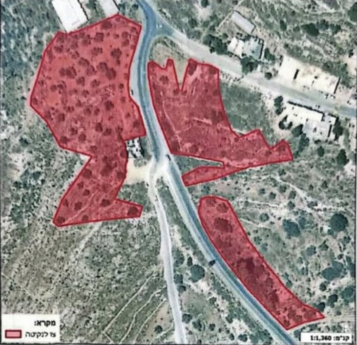 You are currently viewing <strong>سلطات الاحتلال تصدر قرارا باقتلاع أشجار من أراضي راس كركر وكفر نعمة</strong>