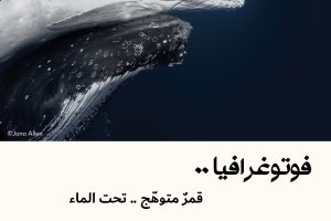 فوتوغرافيا : قمرٌ متوهّج .. تحت الماء