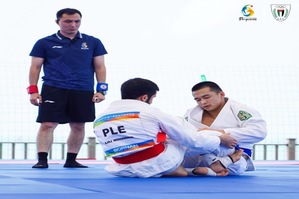 You are currently viewing <strong>لاعب منتخبنا للجوجيتسو محمد عجاج ينهي مشاركته في دورة الألعاب الآسيوية الشاطئية</strong>