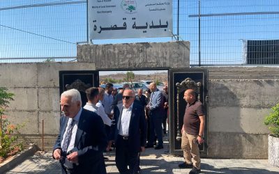 وفد وزاري يتفقد بلدة قصرة ويطّلع على احتياجاتها من المشاريع التطويرية والخدمية لتعزيز صمودها