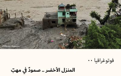 فوتوغرافيا : المنزل الأخضر.. صمودٌ في مهبّ السيل